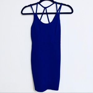 SOLEMIO// EUC royal blue dress bodycon